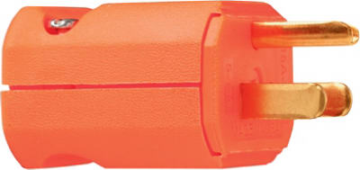 Ps5965occ20 Premium Hi-vis Plug, 15a, Orange