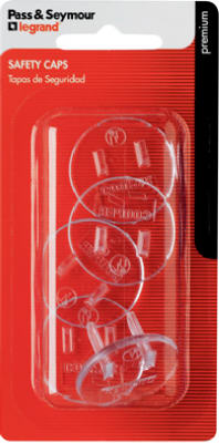 5scbpcc10 Clear Electrical Safety Cap, 5 Pack