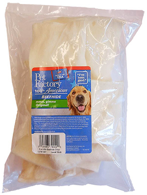 Pet Factory 79049 6 Oz. Rawhide Chips Dog Treat