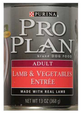 Purina 02777 Proplan Lamb & Vegetable Ground Dog Food - 13 Oz.