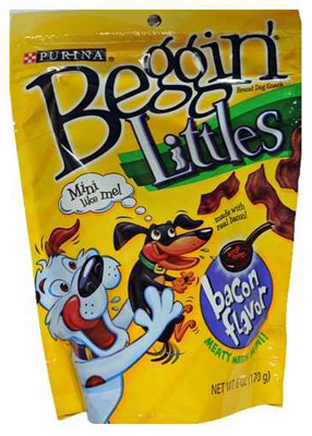 Purina 15861 Beggin Littles Bacon Flavored Dog Snack - 6 Oz.