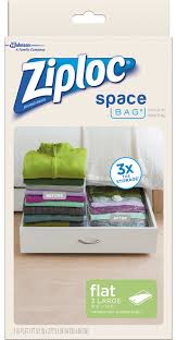 70422 Flat Space Bag - Large, 3 Count