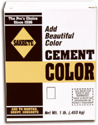 65075000 Brown Color Cement, 1 Lb.