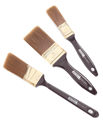 694622 Polyester Paint Brushes, 3 Pack