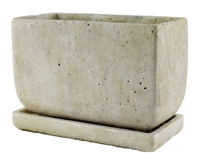 7913-04-901 5 X 8 In. Slate Weathered Planter