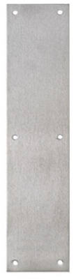 Dt100072 3.5 In. X 15 In. Satin Stainless Steel Push Plate