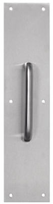 Dt100067 3.5 In. X 15 In. Pull Plate, Satin Stainless Steel
