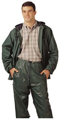 Tingley Rubber S66218.MD PVC Rainsuit, Medium, Green