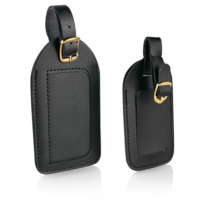 Ts02vb Black Deluxe Luggage Tag - 2 Pack