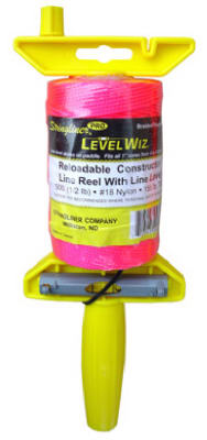 24462 500 Ft. Braided Fluorescent Pink Level Reel