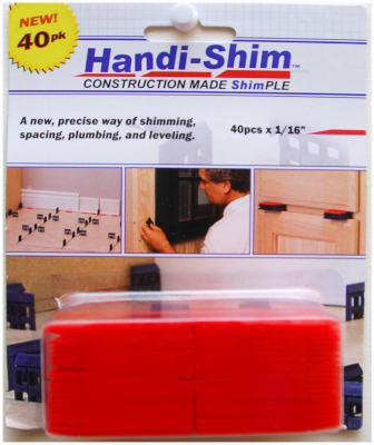 Hs11640rd 0.06 In. Red Shim, 40 Pack