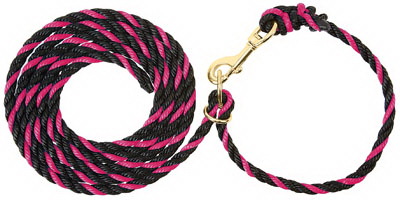 35-4041-pk-bk 0.5 In. X 10 Ft. Pink Fusion & Black Neck Rope