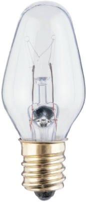 37202 7w, Long Life Night Light, Clear - 4 Pack