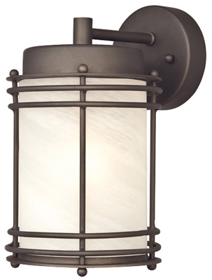 62307 1 Light, Outdoor Wall Lantern - Oil Rubbed Bronze Finish