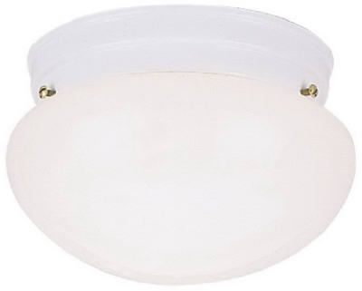 66699 7.5 In. Single Light Ceiling Fixture - White Finish