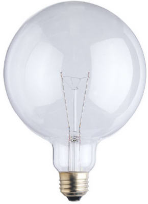 03102 5 In., 60w, Vanity Globe Light Bulb - Clear