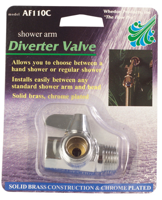 Whedon Af110c Chrome Plated Solid Brass Lever Style Shower Arm Diverter