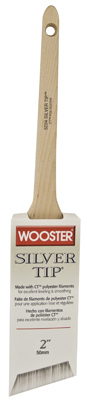 Wooster Brush 5224-2 2 In. Thin Angle Sash Paint Brush, Silver Tip