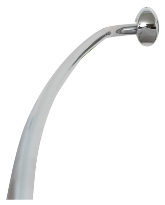 35603ss06 Aluminum Single Curved Shower Rod