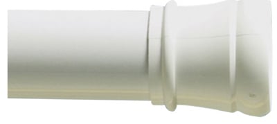 512w 1 X 23.5 In. Tension Rod, White