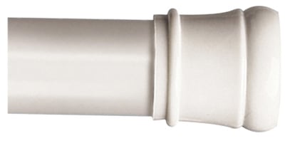 506w Adjustable Shower Tension Rod, White