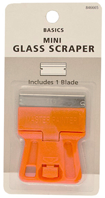 Gsm Master Painter Mini Glass Scraper - Pack Of 10