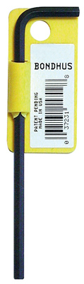 15912 0.25 In., Long Hex L-key, Pack Of 5