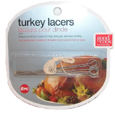 25980 Stainless Steel Turkey Lacer, Pack - 8, Pack Of 6