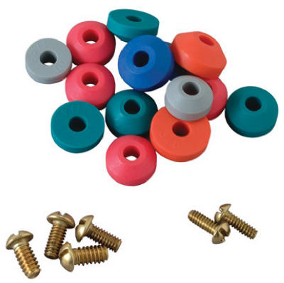 Brass Craft Sc2163 14 Pack, Beveled Faucet Washer Assortment With Screws - Pack Of 5