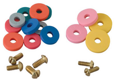 Brass Craft Sc2190 14 Pack, Flat Washer Assortment With Screws - Pack Of 5
