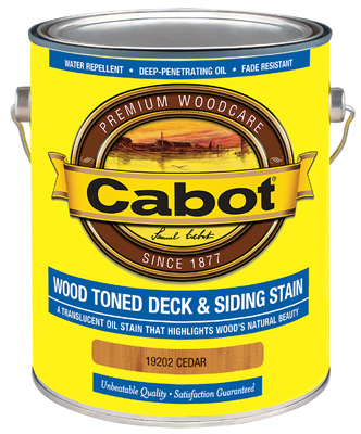 Cabot Samuel 19202-07 Gallon Cedar Wood Toned Deck & Siding Stain - Pack Of 4