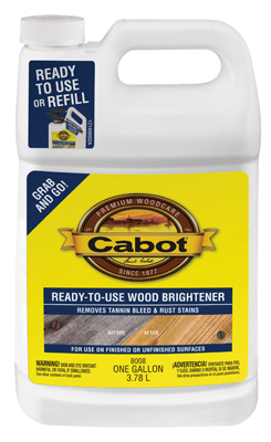 Cabot Samuel 8008-07 Gallon Ready To Use Wood Brightener - Pack Of 4