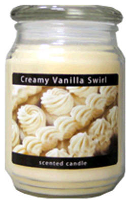 Candle Lite 3297553 18 Oz. Creamy Vanilla Swirl Scented Wax Candle - Pack Of 2