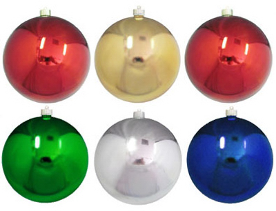 Tv410035a 7.87 In. Diameter Round Shatterproof Solid Ornament - Pack Of 12