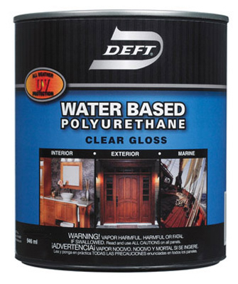 Deft Dft257-01 Water Based Gloss Polyurethane, Pack Of 4