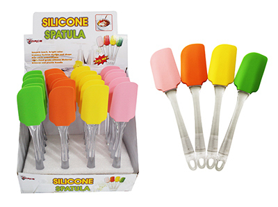 11-1118 Silicone Spatula With Clear Handle - Pack Of 20