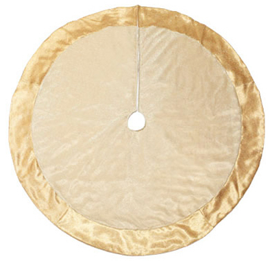 2484208cc 48 In. Satin Tree Skirt, Assorted - Pack Of 4