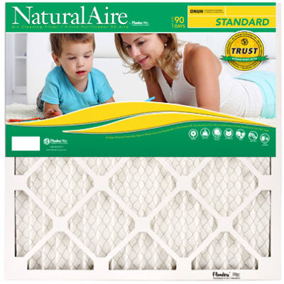 84858.011425 14 X 25 In. Naturalaire Standard Pleated Air Filter - Pack Of 12