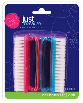 Flp 9323 Just Because Nail Brush - 2 Pack, Pack Of 16