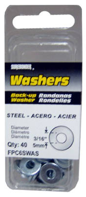 Fpc Fpc6swas Steel Washer, 40 Pack - Pack Of 5