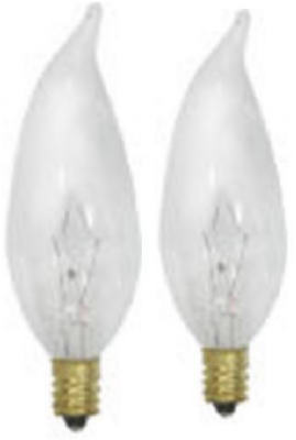 70205 4 Pack, 60 Watts Clear Decorative Incandescent Bulb - Pack Of 6