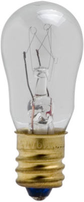 70950 6 Watts Clear Indicator Light Bulb, Pack Of 10