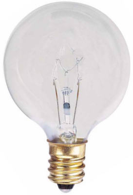 70824 2 Pack, 40 Watts Clear Globe Light Bulb - Pack Of 10