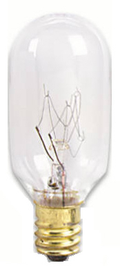 70829 25 Watts T8 Clear Tubular Appliance Light Bulb, Pack Of 6