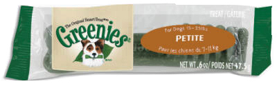10108878 Petite Dental Treat For Dogs, Pack Of 25