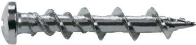 42005 20 Pack, 1.25 In. Chrome Phillips Head Wall Dogs & Screws - Pack Of 10
