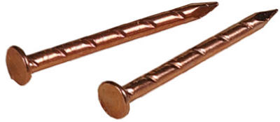 122540 0.75 In. X 17 Copper Plated Weather Strip Nails - Pack Of 6