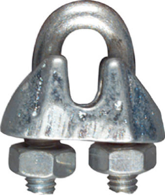 N248-260 0.62 In. Zinc Wire Cable Clamp, Pack Of 20