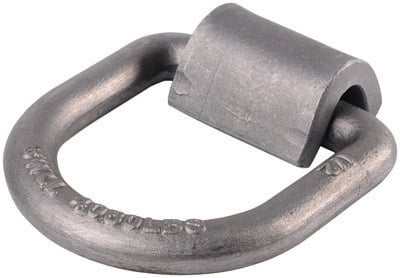 89317 0.50 In. Surface Mount D-ring Anchor, Pack Of 8