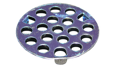 03-1333 1.88 In. Dia. Chrome 3 Prong Snap In Drain Strainer - Pack Of 6